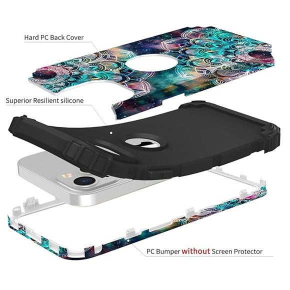 Hocase for iPhone 14 Pro Max Case, Heavy Duty Shockproof Protection - NWT. - Picture 8 of 9